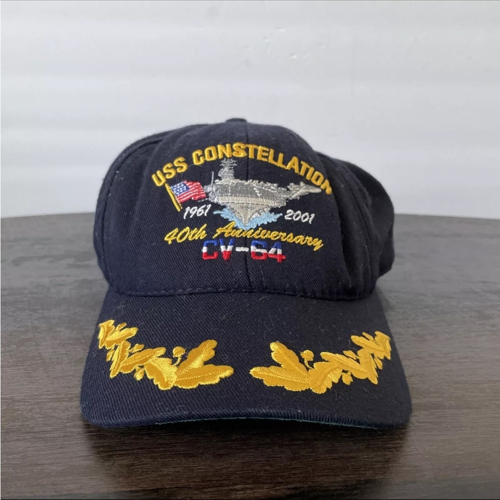 US Navy USS Constellation CV-64 40th anniversary Baseball Cap Military Vintage